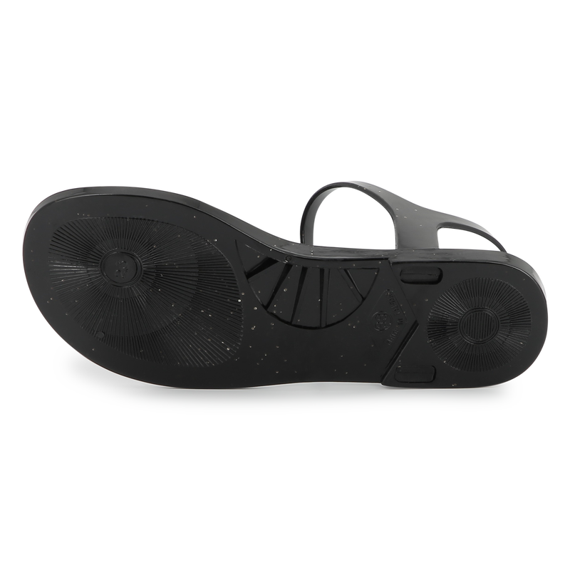 Sandalen met gespen en badge KARL LAGERFELD KIDS 
                        GIRL