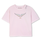 T-shirt met korte mouwen, LICHT ROZE, hi-res
