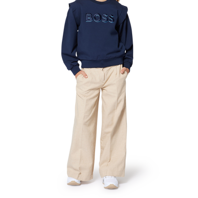 Sweater met borduursels BOSS GIRL