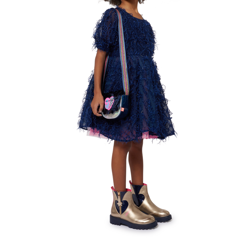 Enkellaarsjes met pailletten BILLIEBLUSH 
                        GIRL