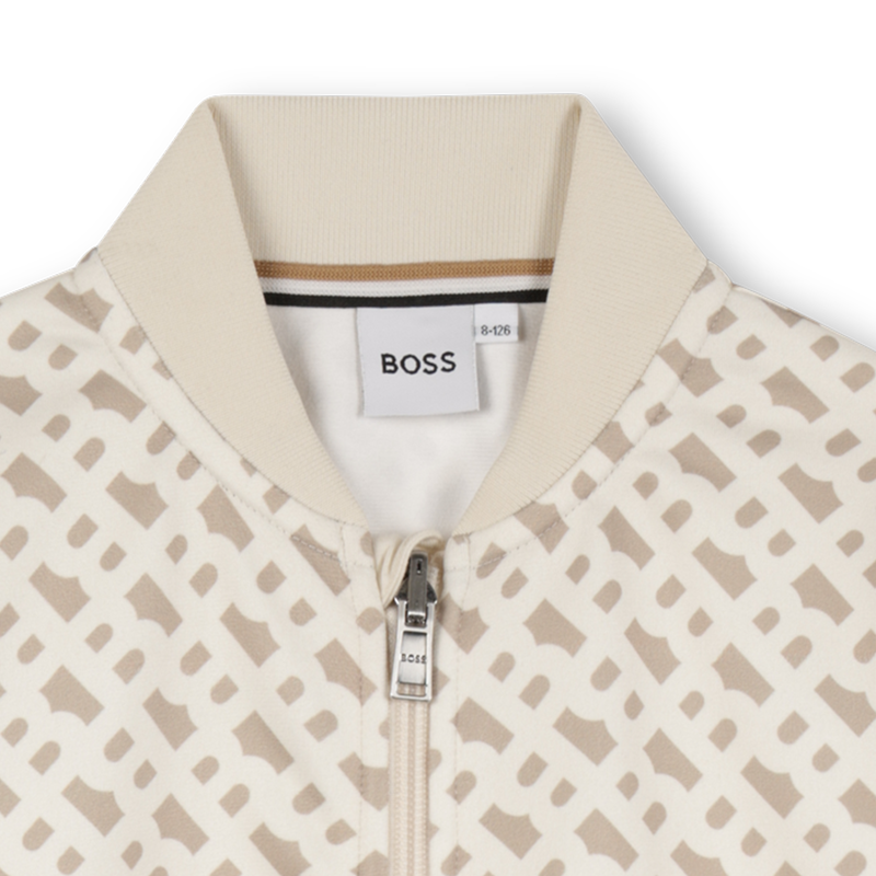 Sweatshirt met monogramprint BOSS 
                        BOY