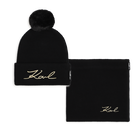 Muts en sjaal set KARL LAGERFELD KIDS 
                    MEISJE