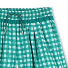 Korte broek met ruitjesprint KIDS AROUND 
                    GIRL