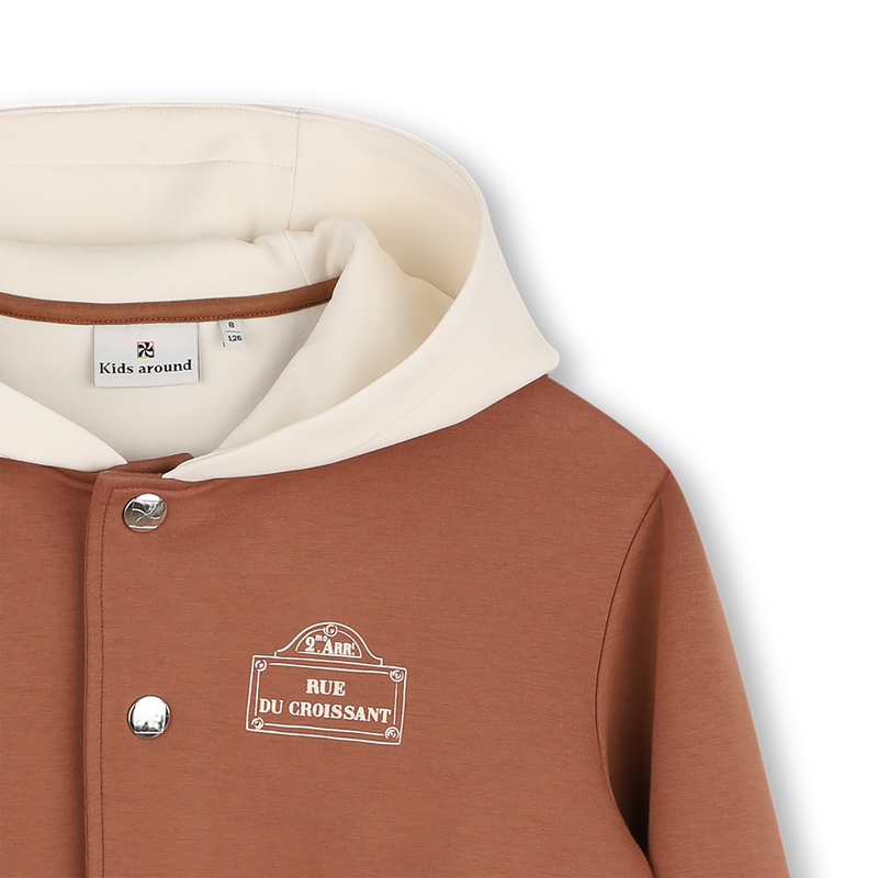 Capuchon cardigan KIDS AROUND 
                        GIRL