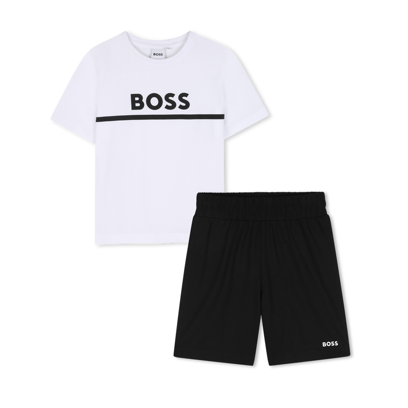 T-shirt en shorts set BOSS 
                        BOY