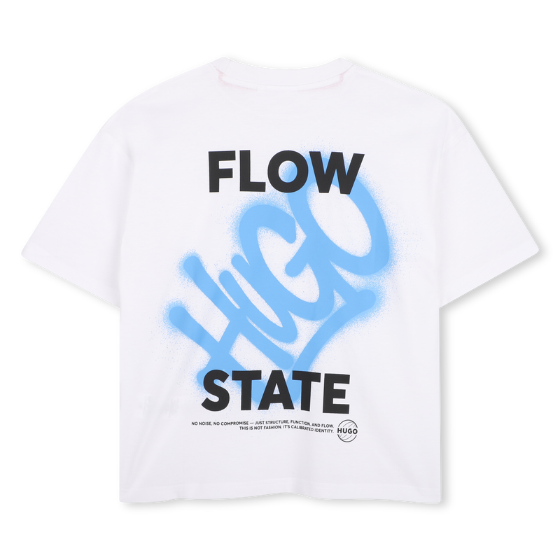 T-shirt met korte mouwen HUGO 
                        BOY