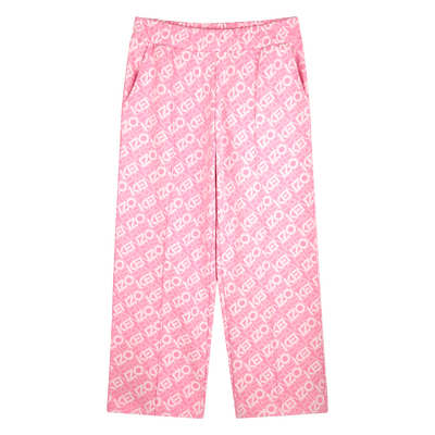 Joggingbroek met print KENZO KIDS GIRL