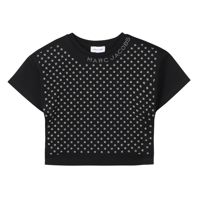 Katoenen top met strass MARC JACOBS 
                        GIRL
