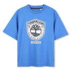 T-shirt met korte mouwen, BLAUW, hi-res