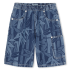 Denim bermuda shorts KENZO KIDS 
                    BOY
