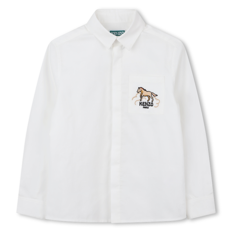 SHIRT MET LANGE MOUWEN KENZO KIDS 
                        BOY
