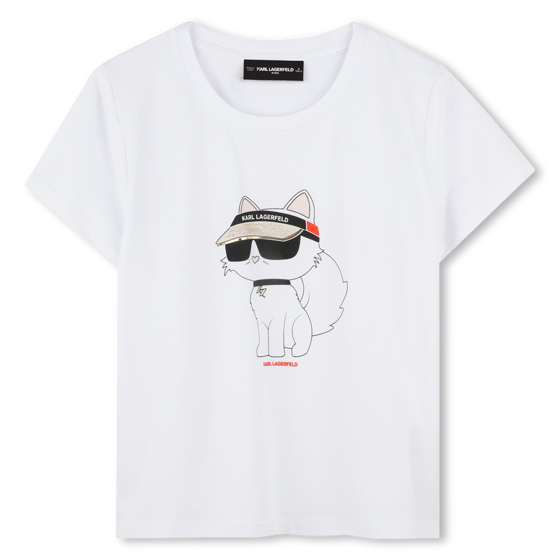 T-SHIRT KORTE MOUWEN KARL LAGERFELD KIDS 
                        GIRL