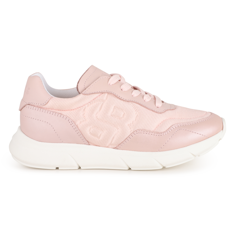 SNEAKERS MET VETERS BOSS 
                        GIRL