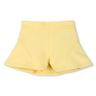 Fleece korte broek, GEEL, hi-res