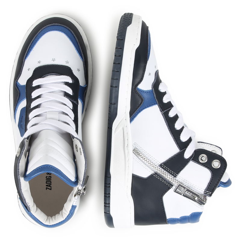 Leren sneakers met rits ZADIG & VOLTAIRE 
                        BOY