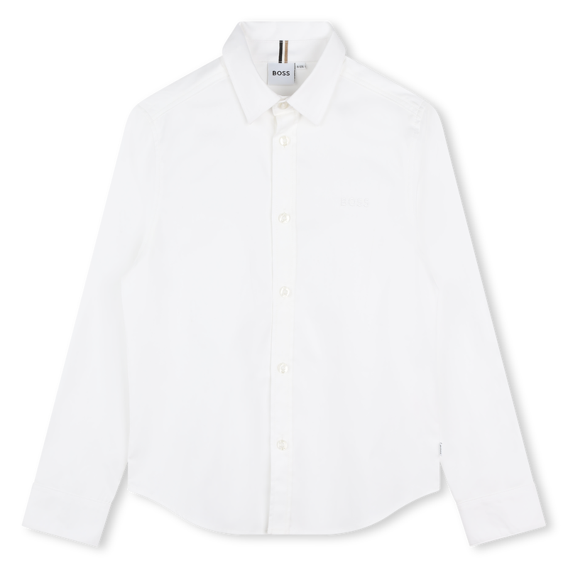 Katoenen hemd met lange mouwen BOSS 
                        BOY
