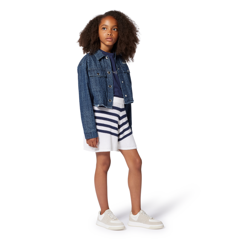 Spijkerjasje met drukknopen GIVENCHY 
                        GIRL