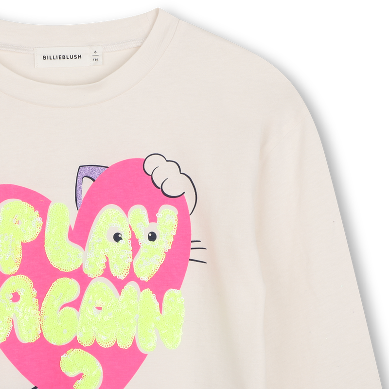 T-shirt met lange mouwen BILLIEBLUSH 
                        MEISJE