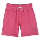 Fleece bermuda met zakken HUGO 
                    MEISJE