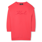 Jurk met lange mouwen KARL LAGERFELD KIDS 
                    GIRL