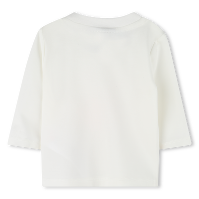 T-shirt met bloemblaadjesprint BOSS GIRL