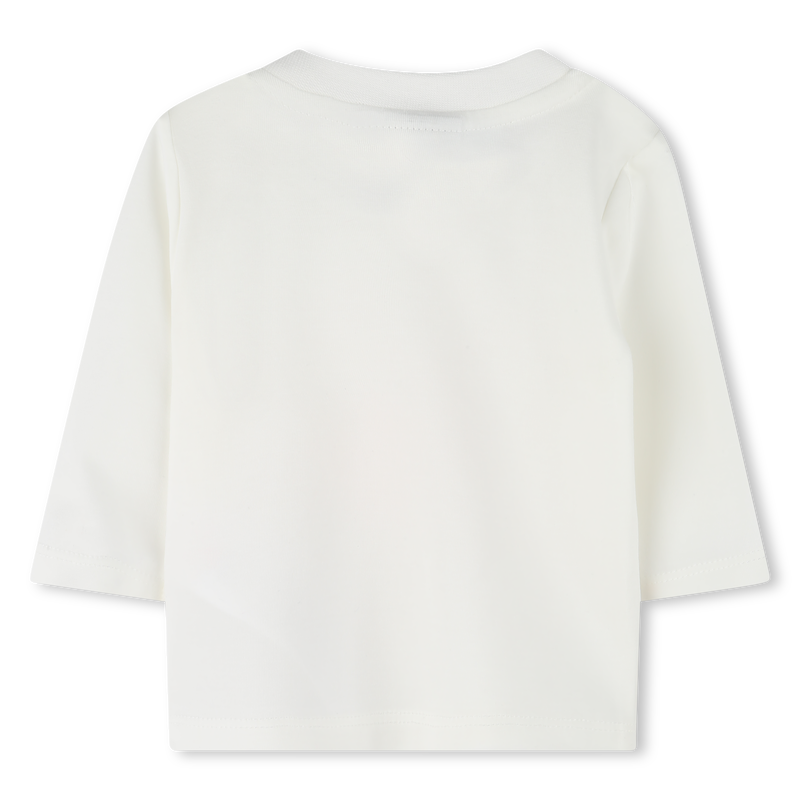 T-shirt met bloemblaadjesprint BOSS 
                        GIRL