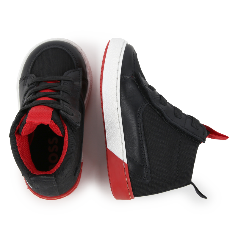 Sneakers met klittenband BOSS 
                        BOY