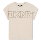 T-shirt met korte mouwen, ZAND, hi-res