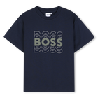 T-shirt met korte mouwen BOSS 
                    BOY