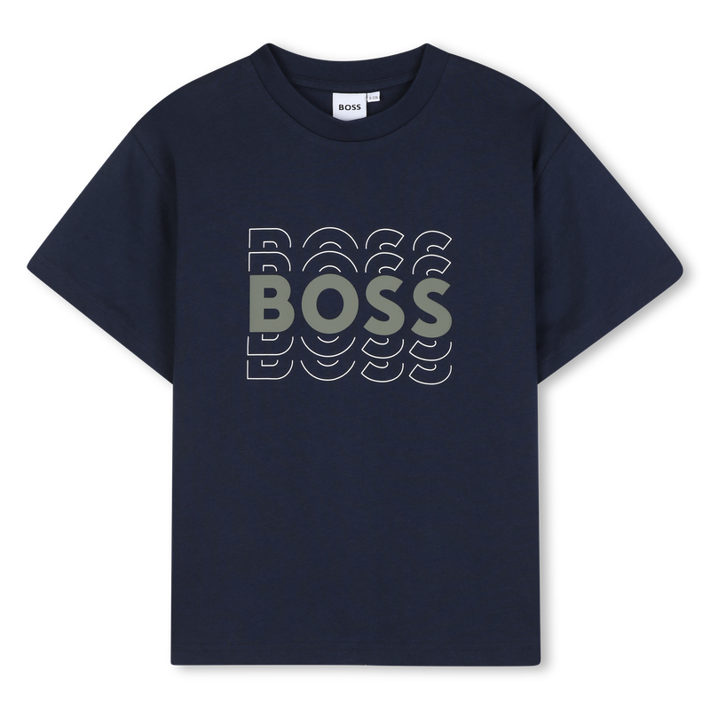 T-SHIRT MET KORTE MOUWEN BOSS 
                        BOY
