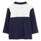 Tweekleurig katoenen poloshirt met geribbelde rand TIMBERLAND 
                    BOY