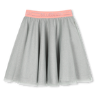 Gevoerde tule rok, BLEKE DUIF, hi-res