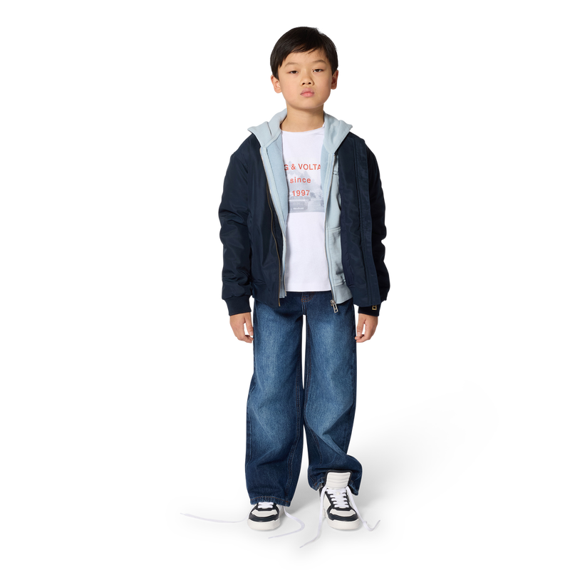 DENIM BROEK MET WIJDE PIJPEN ZADIG & VOLTAIRE 
                        BOY