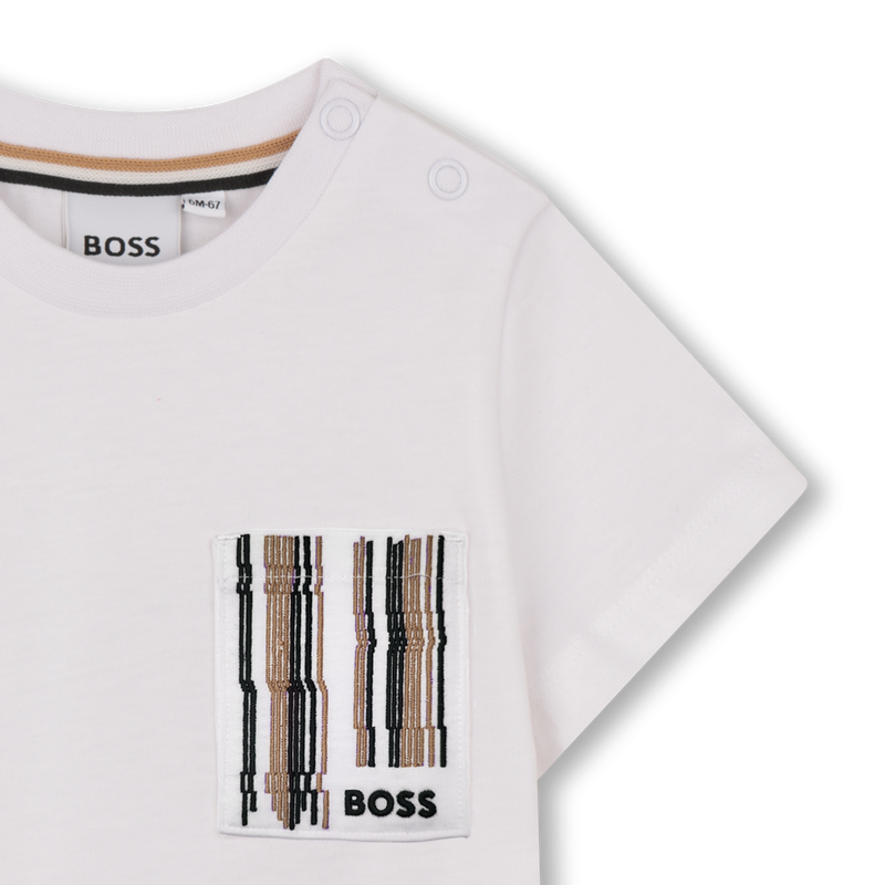 T-SHIRT MET KORTE MOUWEN BOSS 
                        BOY