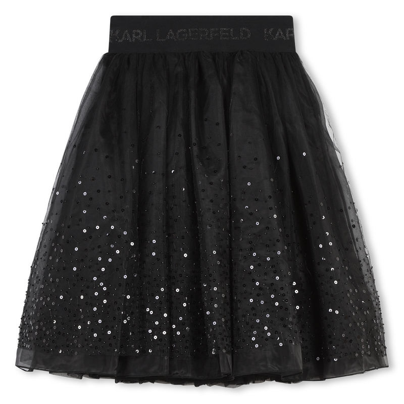 Rok van tule met lovertjes KARL LAGERFELD KIDS 
                        GIRL