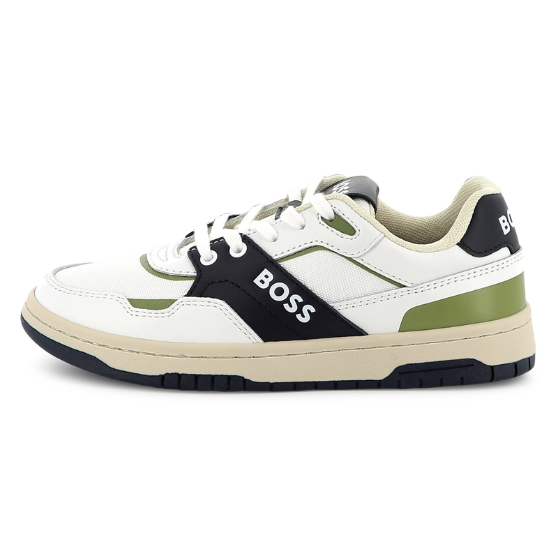 Sneakers van twee materialen BOSS 
                        BOY