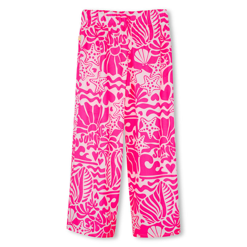Ruimvallende broek met print BILLIEBLUSH 
                        GIRL