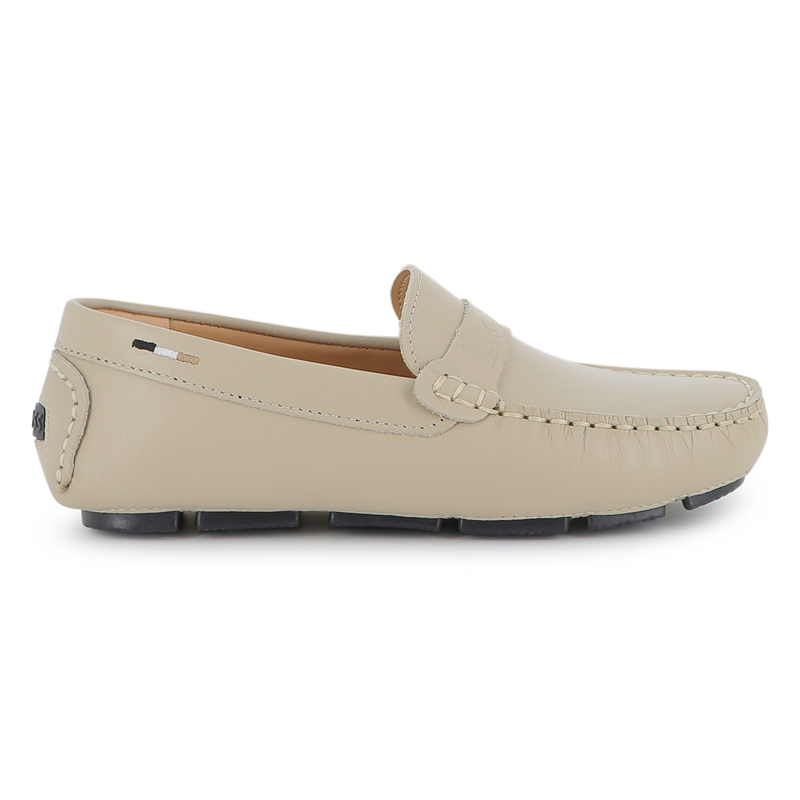 Lederen mocassins BOSS 
                        BOY