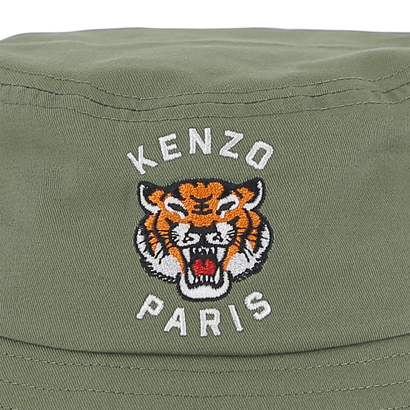 BUCKET HAT MET LOGO KENZO KIDS 
                        UNISEX