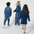 Geplooide denim rok BILLIEBLUSH 
                    GIRL