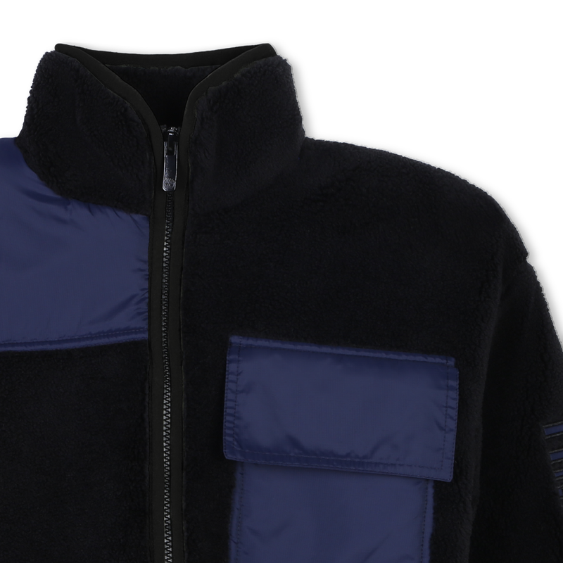 Vest van 2 materialen TIMBERLAND 
                        BOY