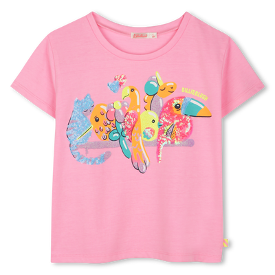 T-shirt met print en lovertjes BILLIEBLUSH GIRL
