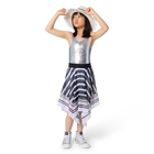 Asymmetrische rok KARL LAGERFELD KIDS 
                    GIRL