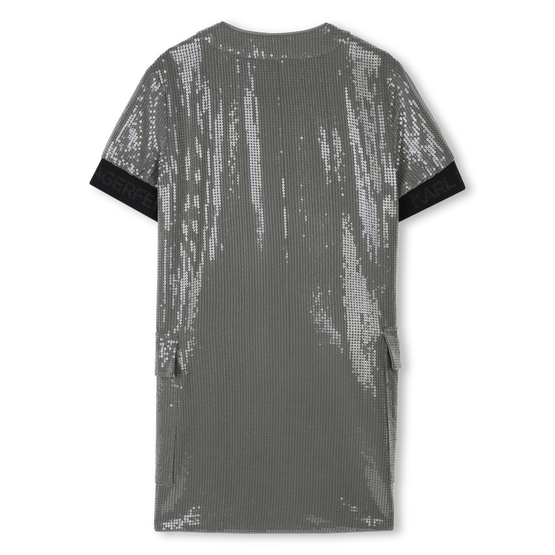 Jurk met korte mouwen KARL LAGERFELD KIDS 
                        GIRL