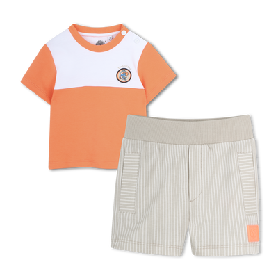 SET T-SHIRT EN KORTE BROEK TIMBERLAND BOY