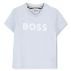T-shirt met korte mouwen, LICHT BLAUW, hi-res