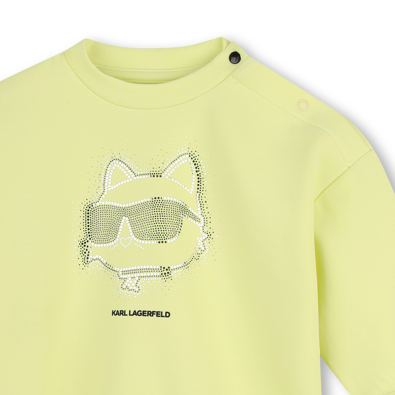 Complete set van jurk en broek KARL LAGERFELD KIDS 
                        MEISJE