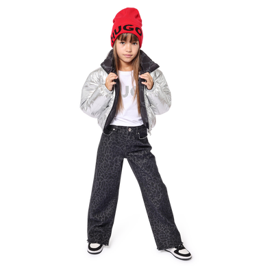 Katoenen T-shirt met logo HUGO GIRL