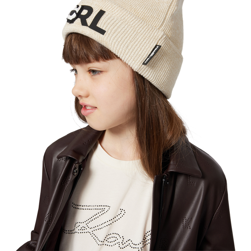 Hoed + nekwarmer set KARL LAGERFELD KIDS 
                        GIRL