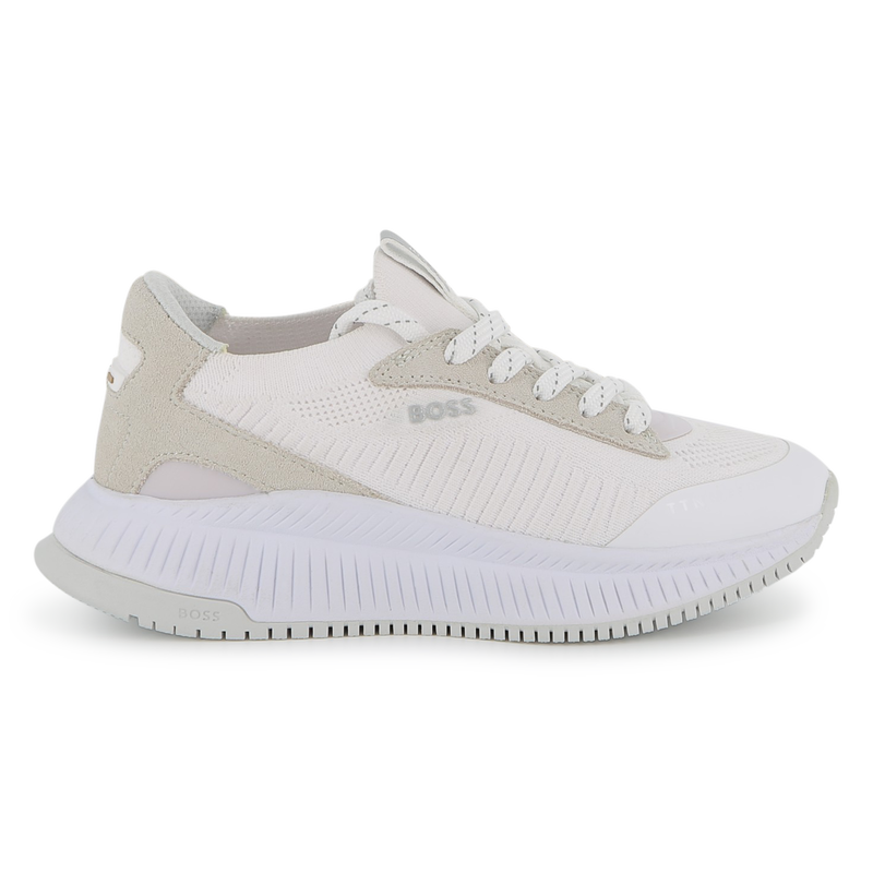 SNEAKERS MET VETERS BOSS 
                        BOY